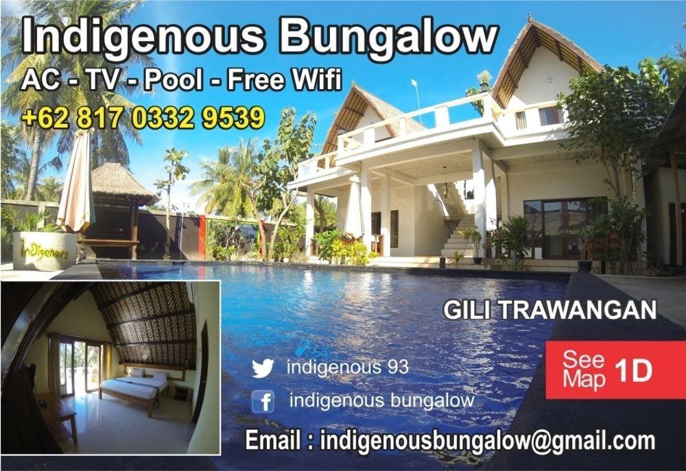Indigenous Bungalow Gili Trawangan Exteriér fotografie